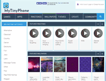 Tablet Screenshot of mytinyphone.com